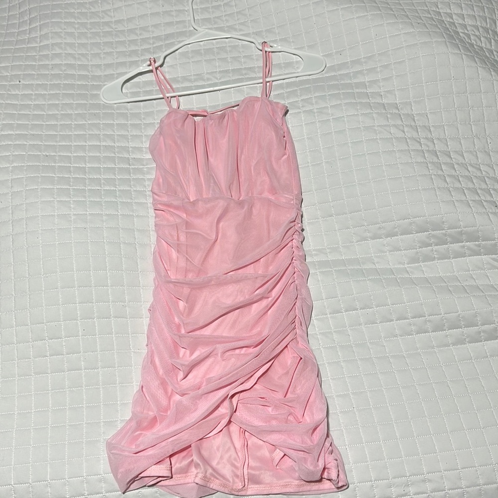 lucy in the sky pink dress (never worn)